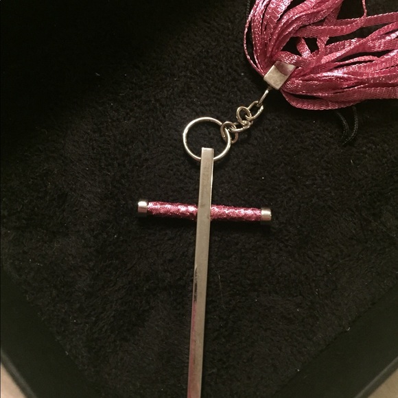 Calgaro necklace, bracelet earrings pink silver - Picture 7 of 8